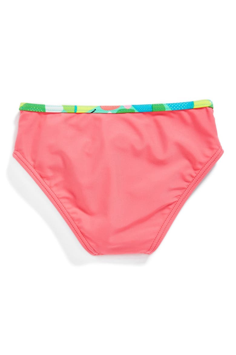'Butterflies' Two-Piece Rashguard Swimsuit, Alternate, color, SEA FOAM