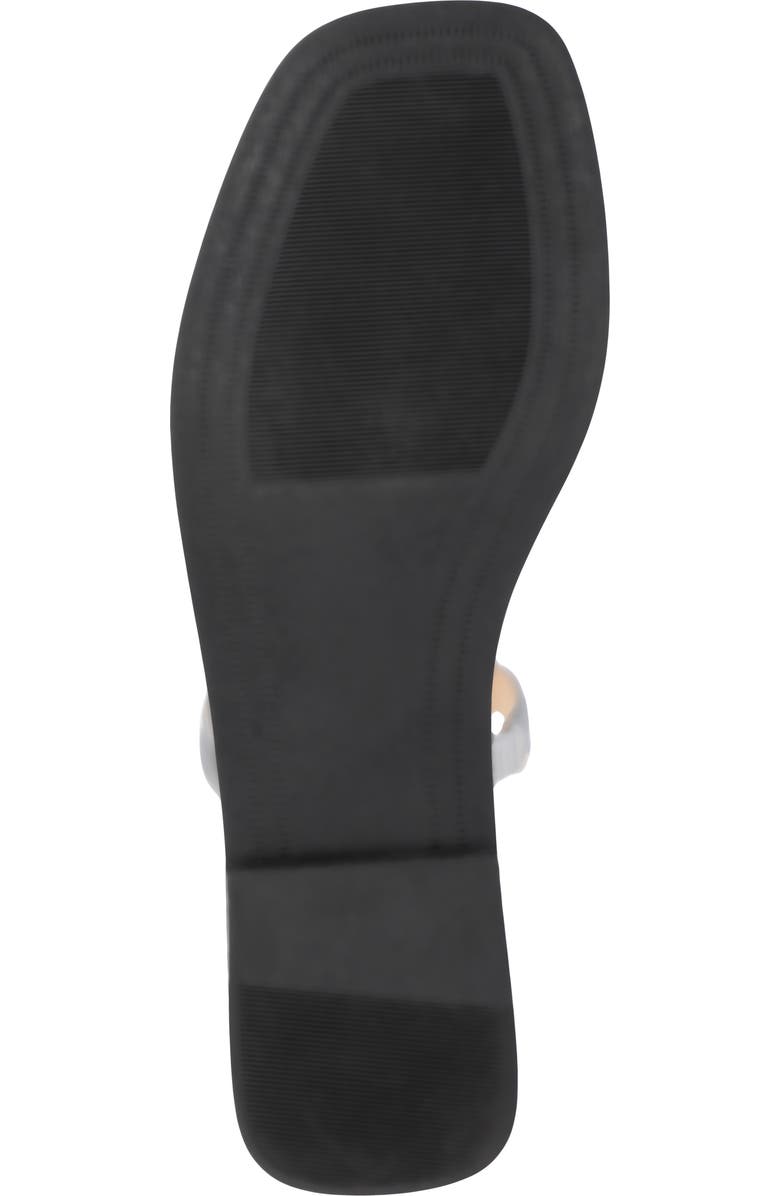 Journee Collection Brisa Slide Sandal, Alternate, color, Silver