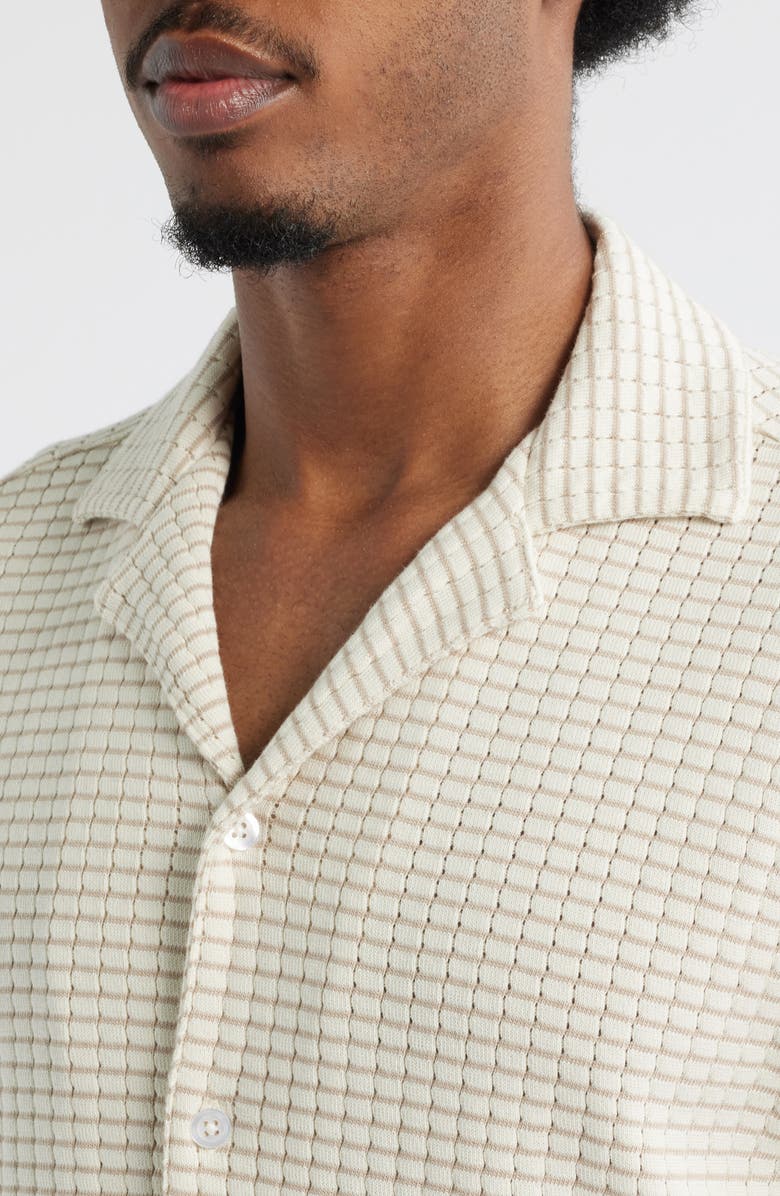 KROST Check Cotton Knit Bowling Shirt, Alternate, color, 