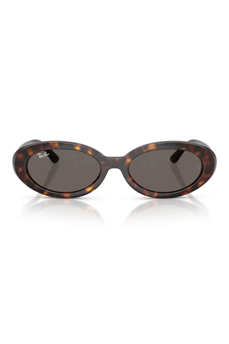 Oval Sunglasses, Main, color, HAVANA / DARK GREY