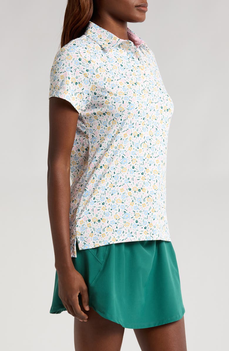 Swannies Megan Floral Polo, Alternate, color, 