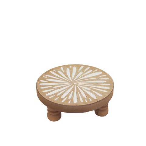 Carved Floral Riser