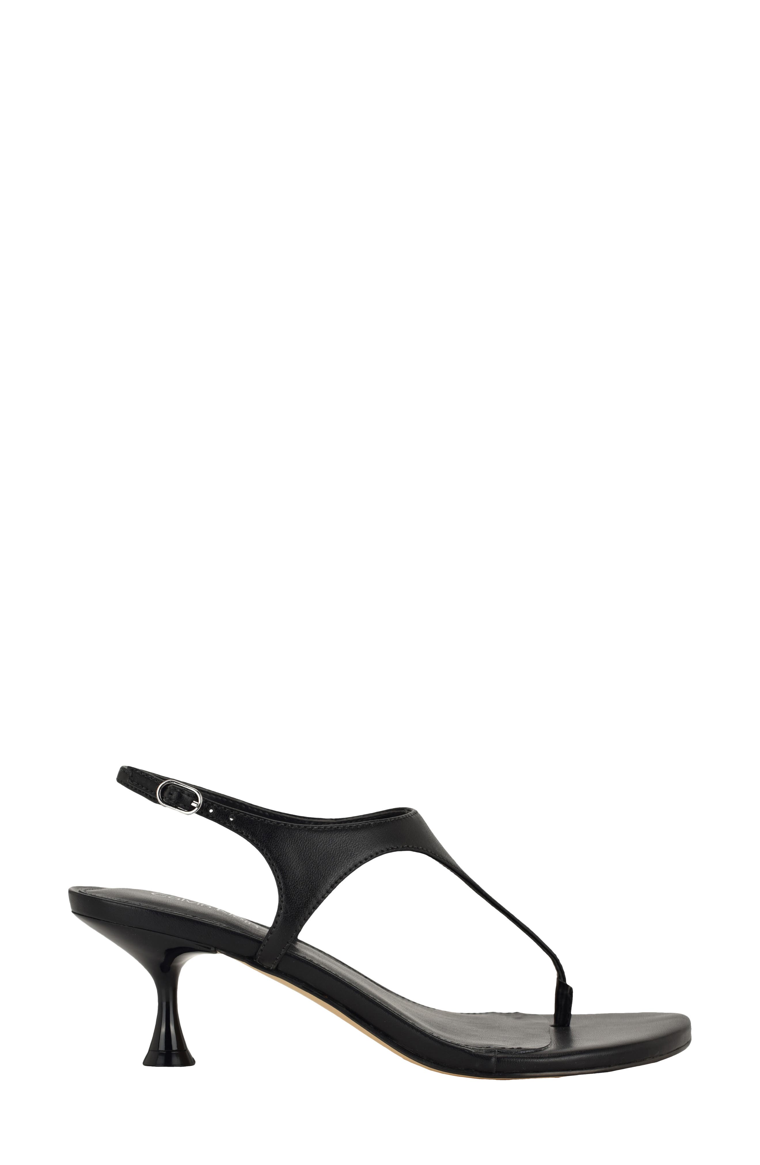 Calvin Klein Portia Ankle Strap Sandal, Alternate, color, Black