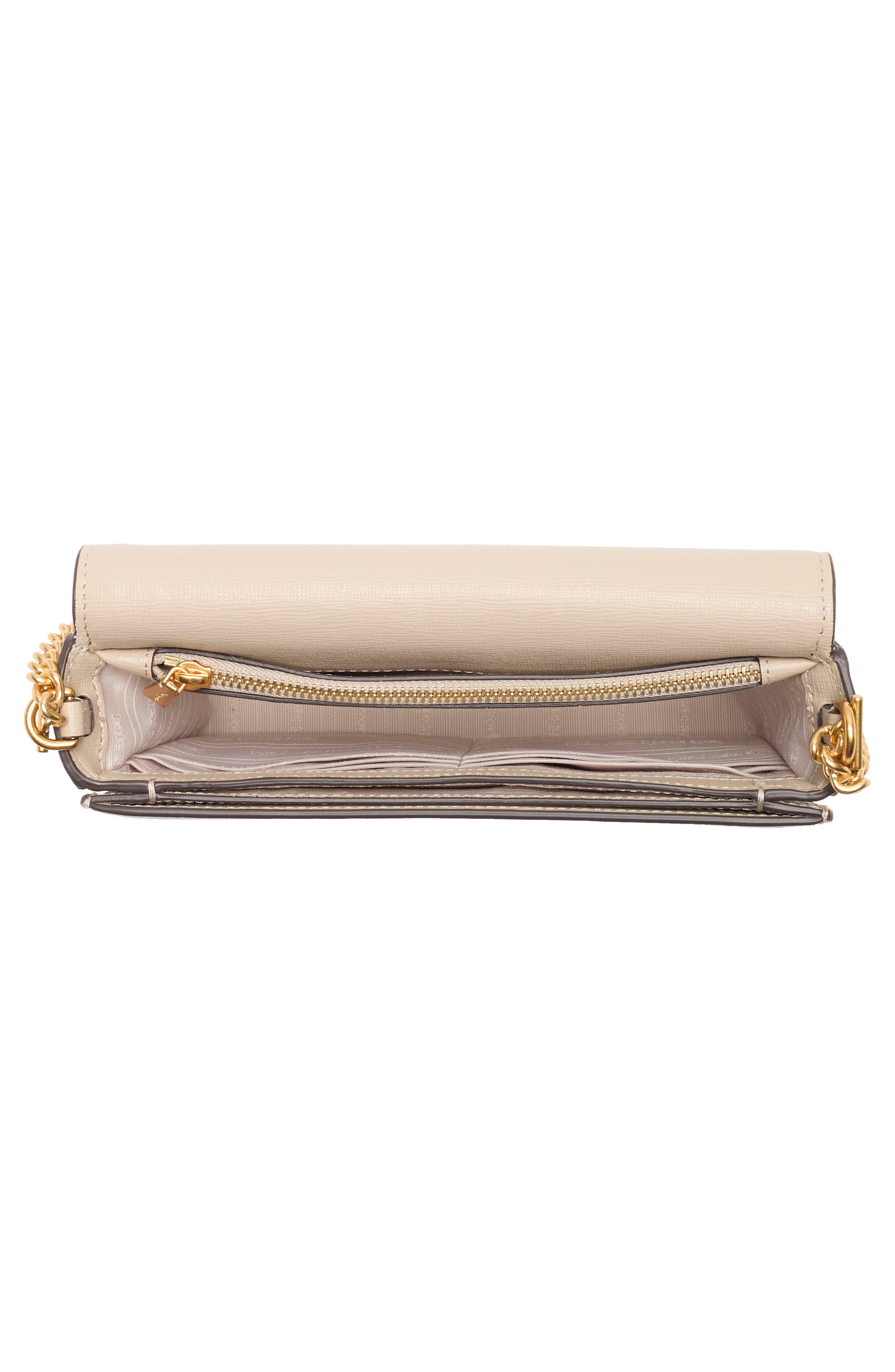 morgan colorblock saffiano leather crossbody bag, Alternate, color, EARTHENWARE