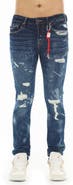 Cult of Individuality Punk 601 Ripped Super Skinny Jeans