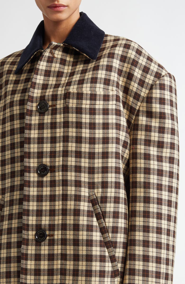 Meryll Rogge Check Wool & Silk Double Face Jacket, Alternate, color,