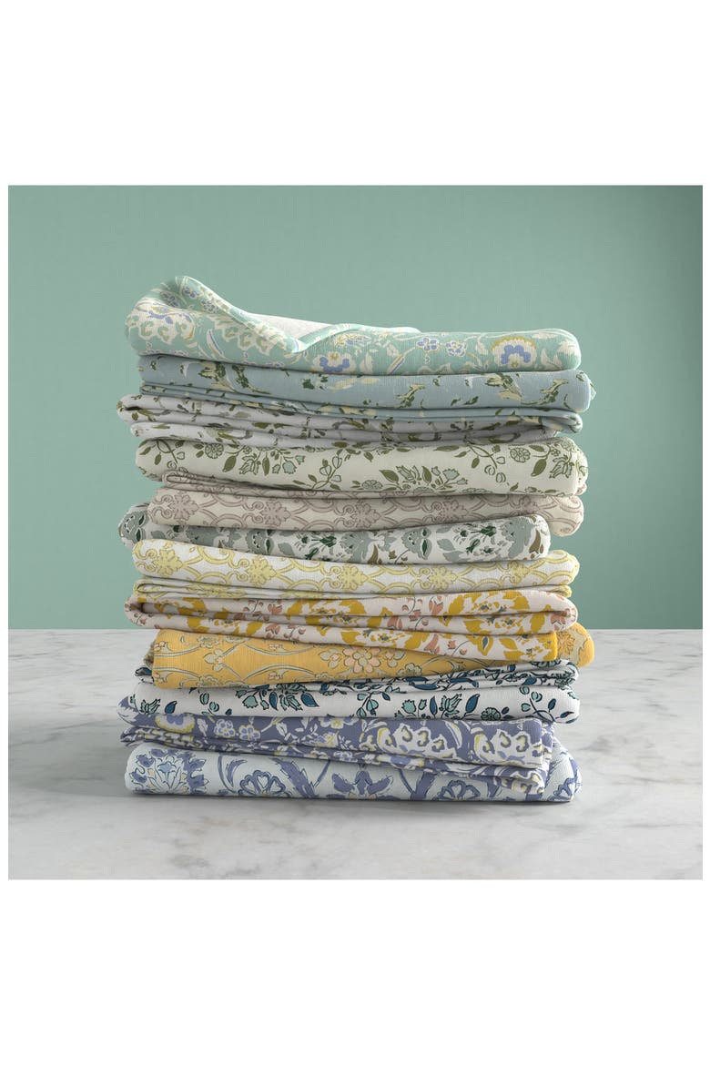 6-Pack Kitchen Towels, Alternate, color, TAUPE FLORAL