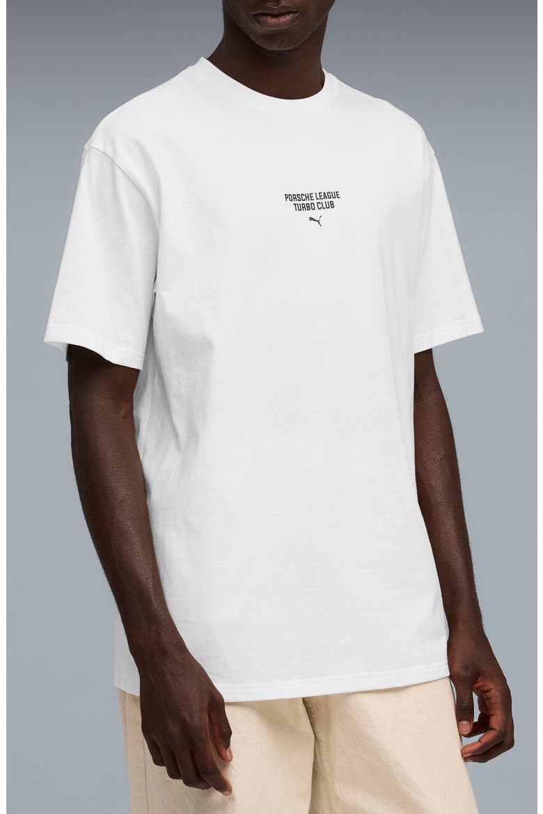 Porsche League 1 Graphic T-Shirt, Main, color, PUMA WHITE