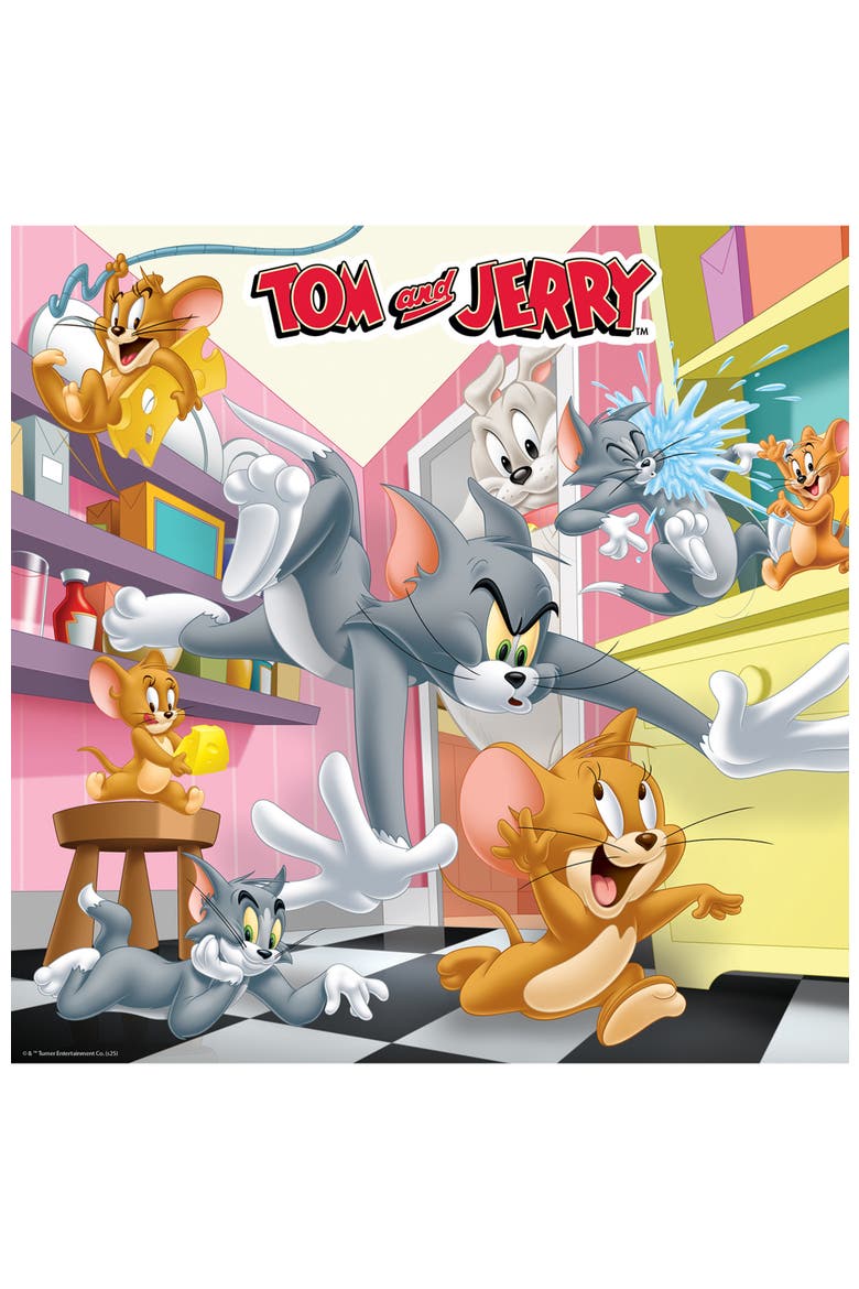 Tom & Jerry 500 Piece Jigsaw Puzzle, Alternate, color, Multicolor