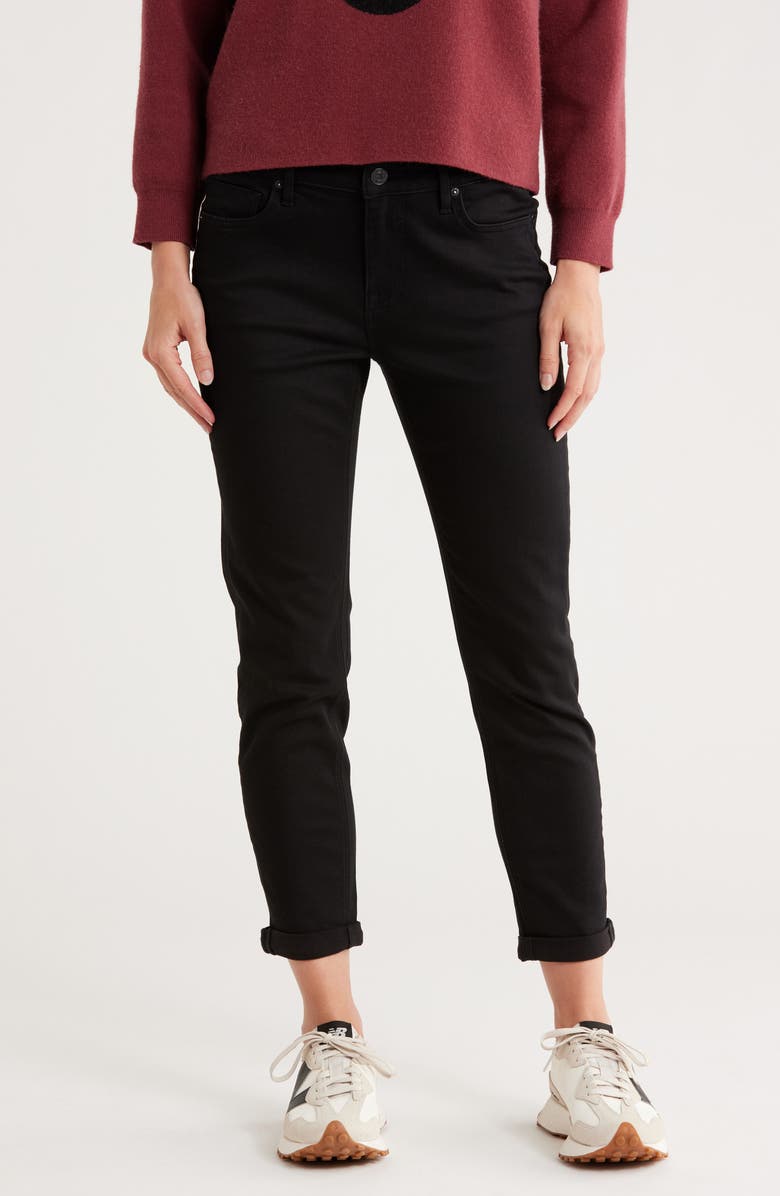 Vigoss Thompson Tomboy Jeans, Main, color, Black