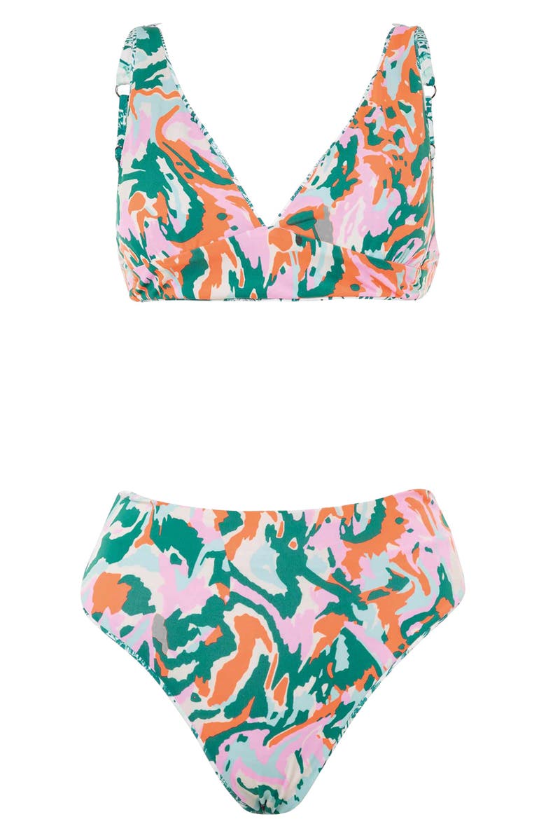 Maaji Morrocan Tiles Rocky Bikini Top, Alternate, color,