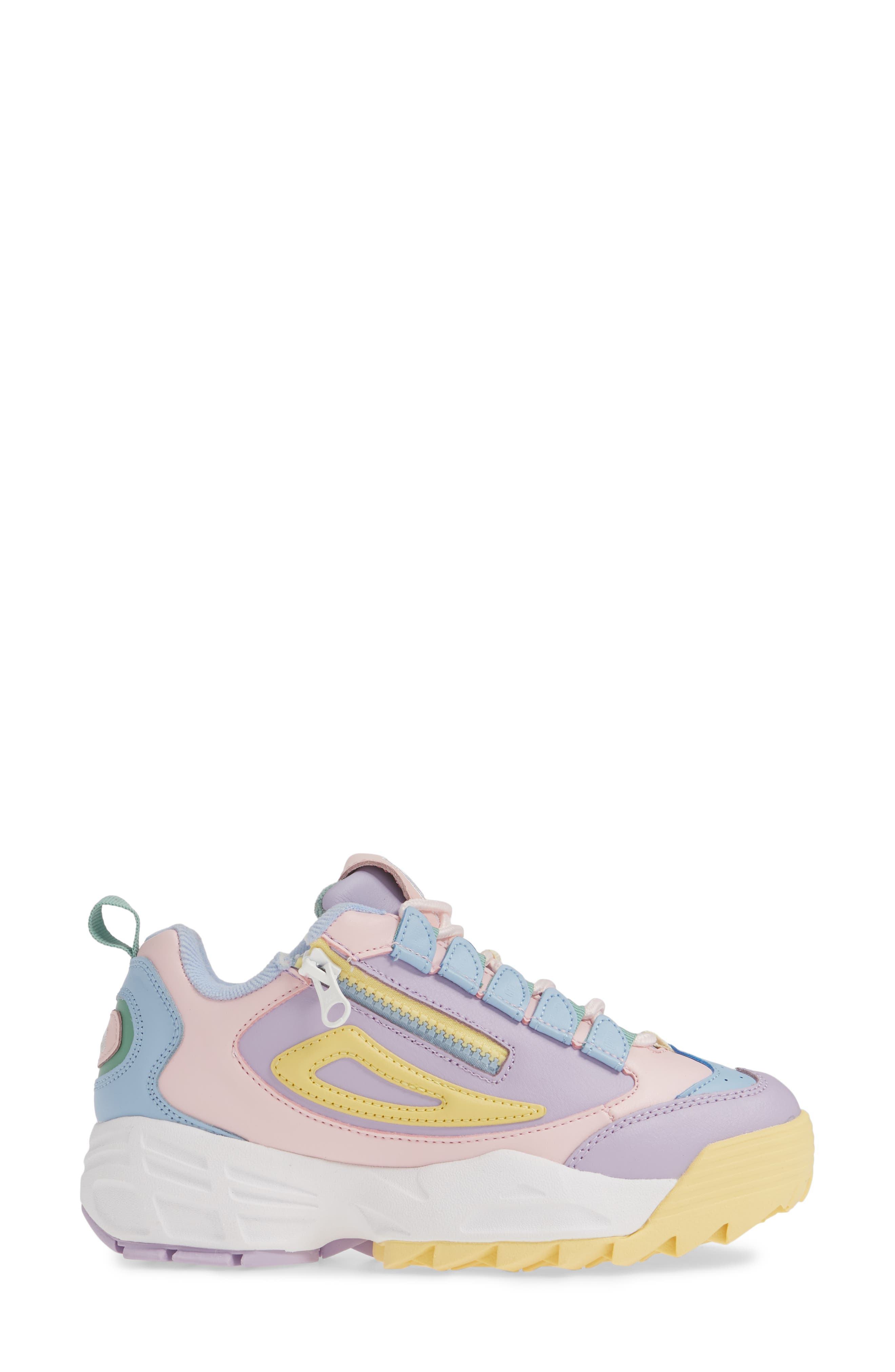 FILA Disruptor 3 Colorblock Zip Sneaker, Alternate, color, 