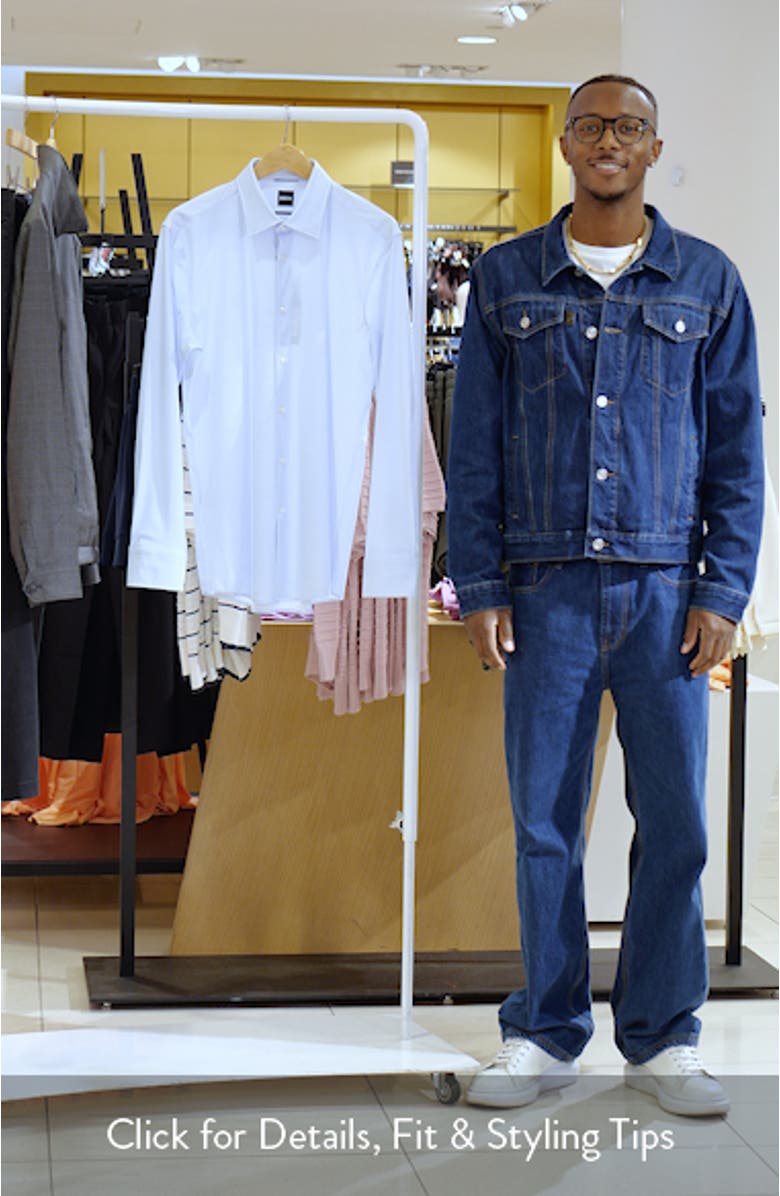 Hank Kent Slim Fit Performance Stretch Dress Shirt, sales video thumbnail