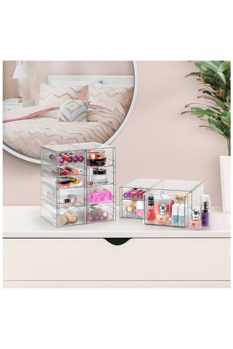 12-Drawer Acrylic Organizer, Alternate, color, CLEAR