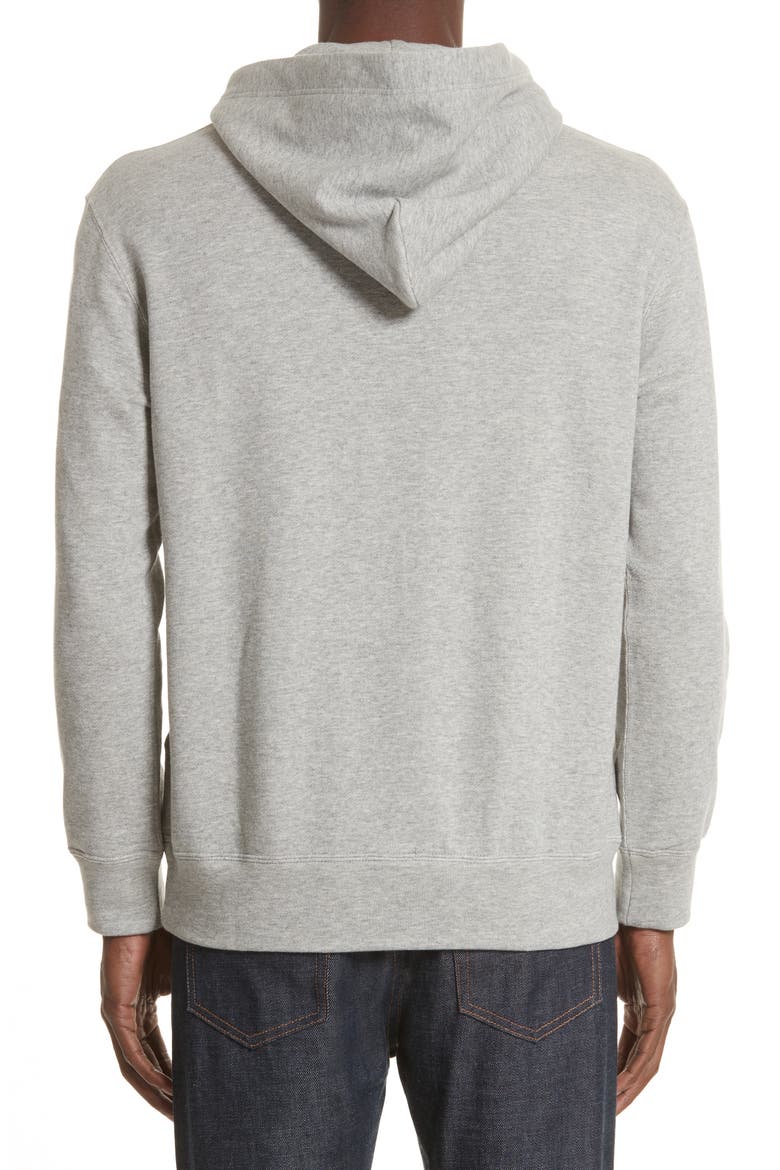 Red Heart Hoodie, Alternate, color, GREY