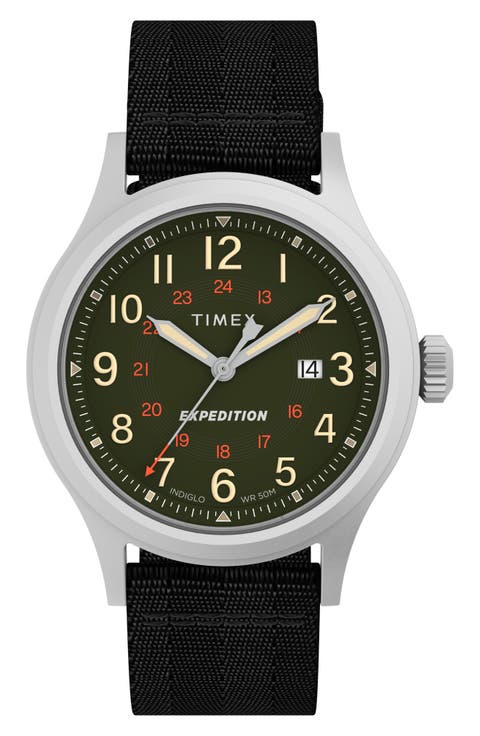 Expedition Leather Men's Watch, T49804 - Walmart.com