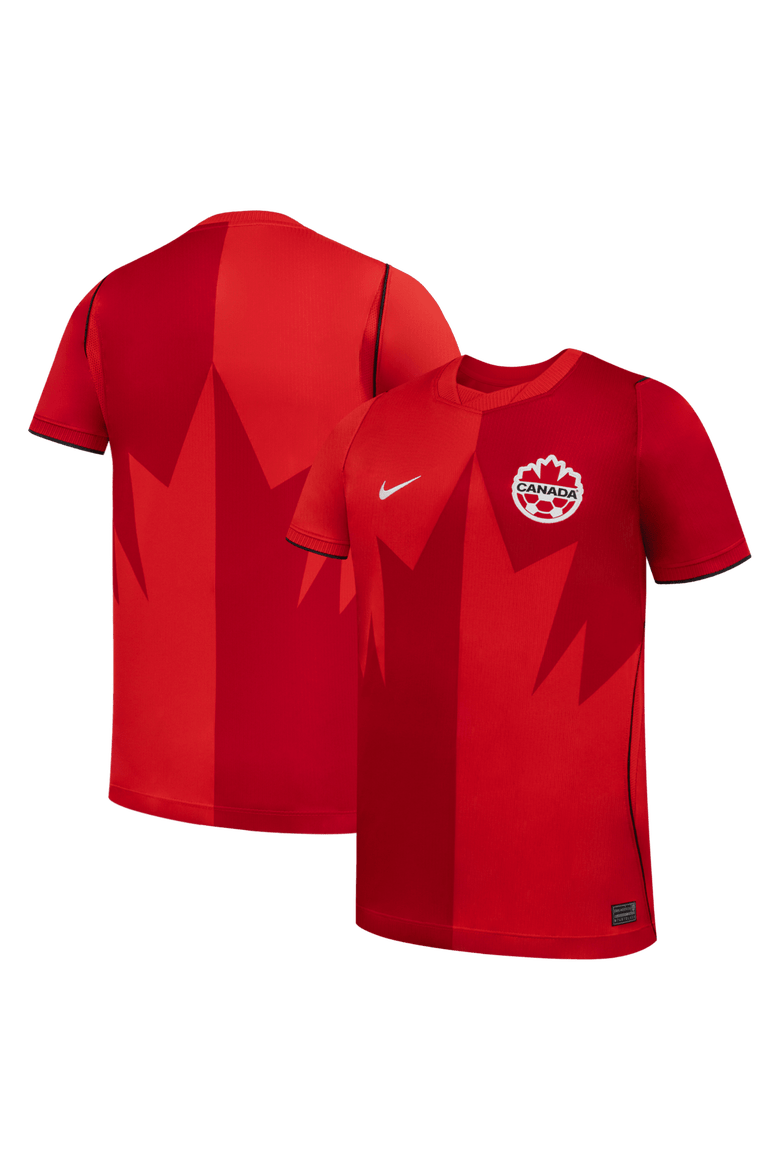Youth Nike  Red Canada Soccer 2026 Home Stadium Replica Jersey, Main, color, Red