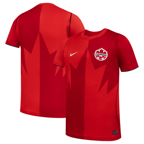 Youth Nike  Red Canada Soccer 2026 Home Stadium Replica Jersey