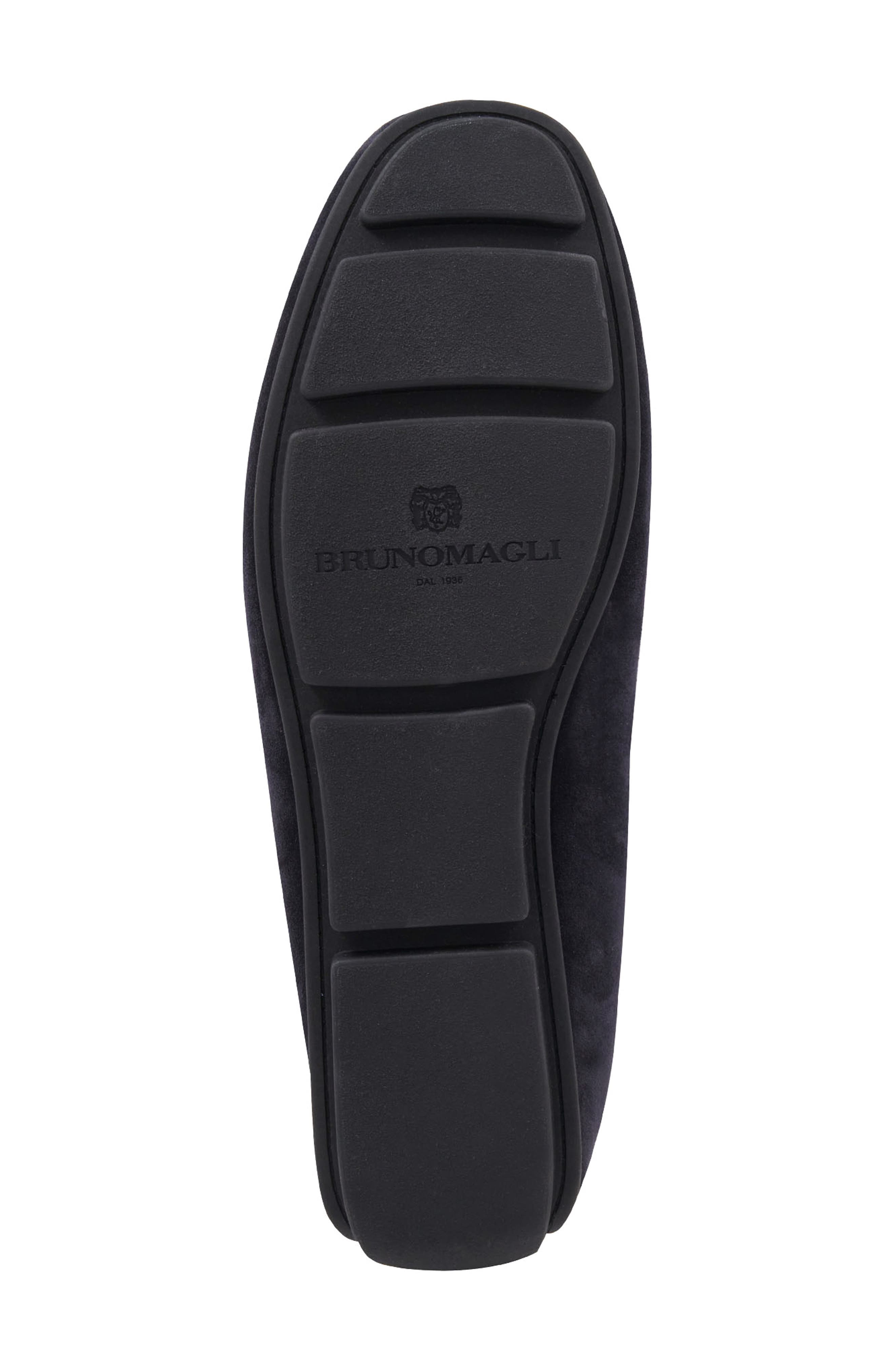 Bruno Magli Teramo Bit Driving Loafer, Alternate, color, Navy Suede