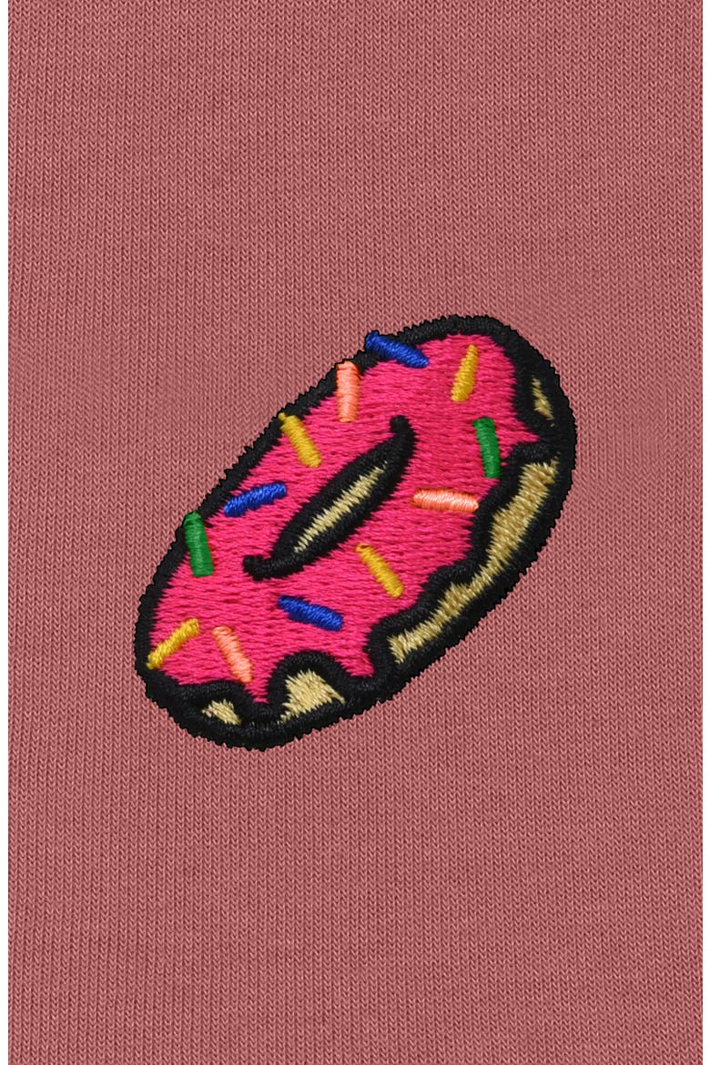 Donut Zip Hoodie, Alternate, color, Mauve