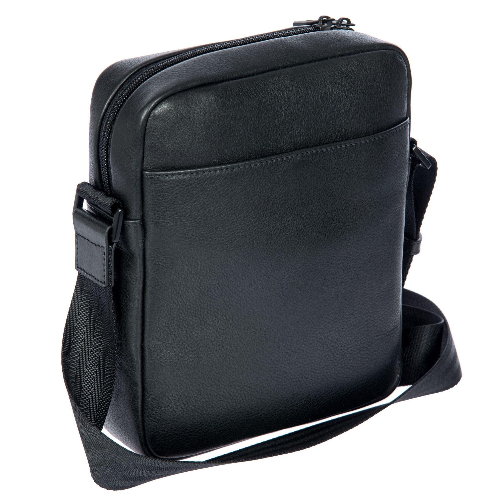 Roadster Leather EVO XS Shoulder Bag, Alternate, color, Black