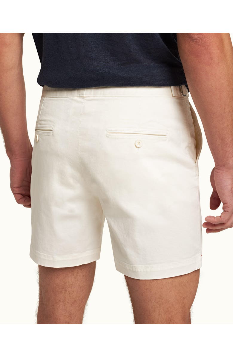 Orlebar Brown Bulldog Stretch-Cotton Mid-Length Stretch-Cotton Shorts, Alternate, color, Sea Mist