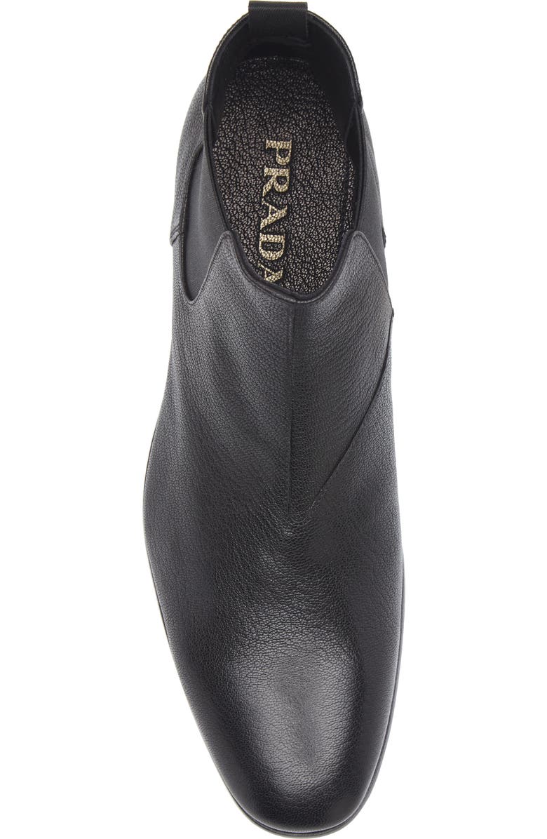 Prada Chelsea Boot, Alternate, color, Nero