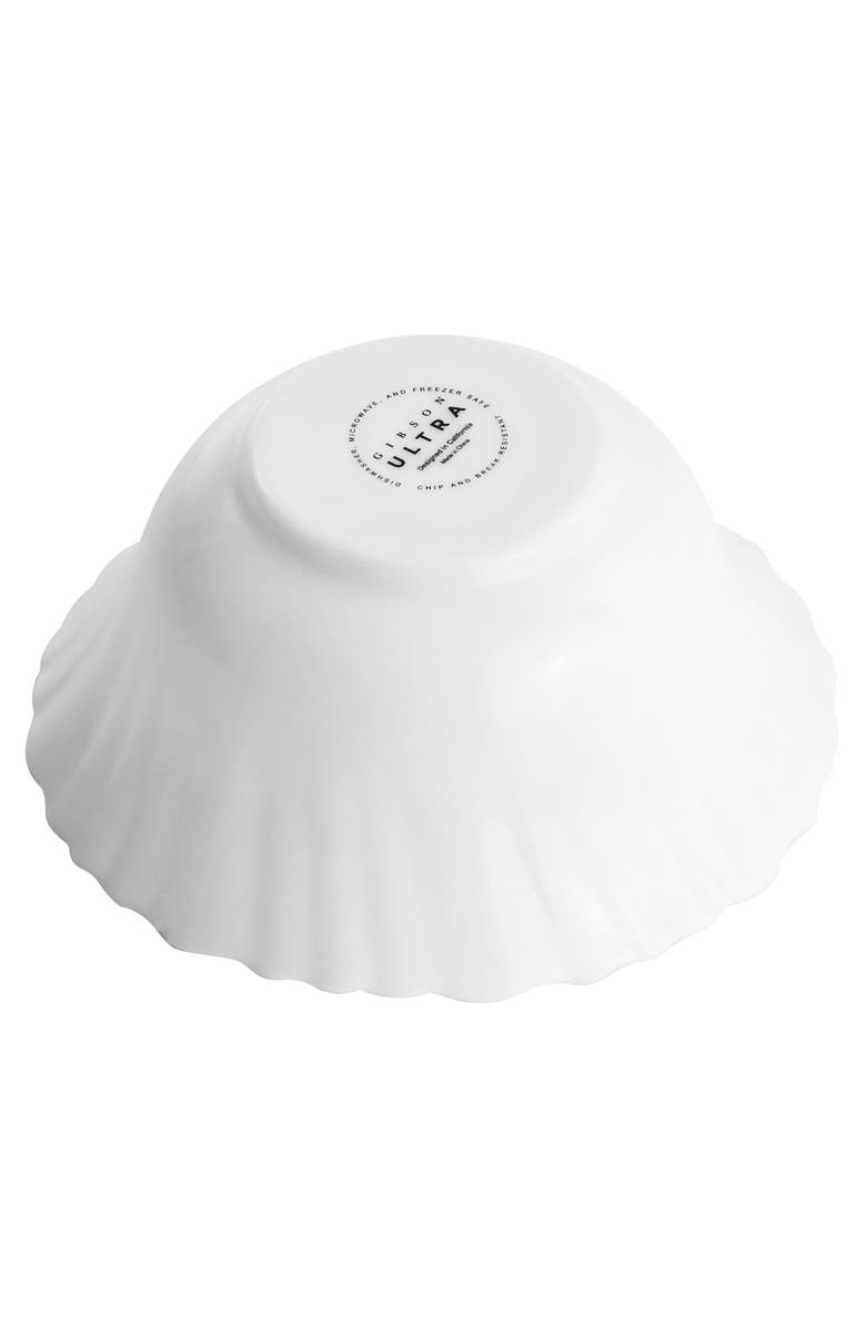 Gibson Ultra Ultra Radley 12 Piece Tempe Opal Glass Dinnerware Set, Alternate, color, White