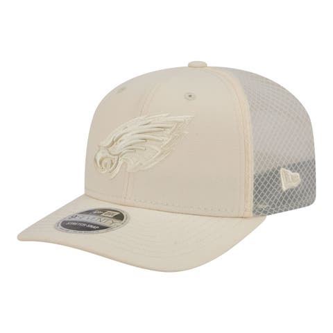 Men's New Era  Cream Philadelphia Eagles Color Pack 9SEVENTY Adjustable Hat