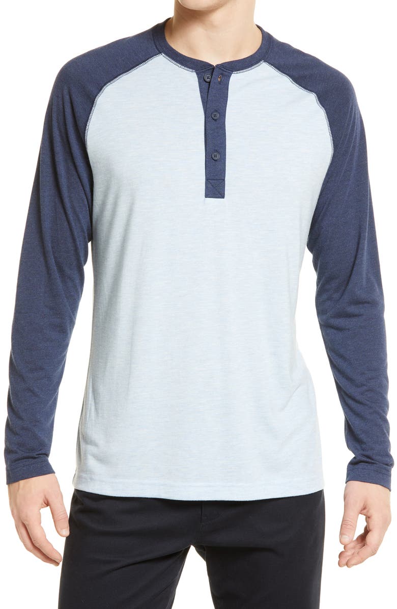 Mizzen+Main Performance Long Sleeve Henley T-Shirt, Main, color, 