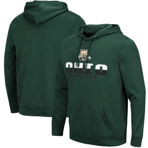 Men's Colosseum Green Ohio Bobcats Lantern Pullover Hoodie