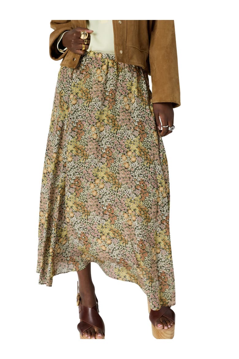 Jasmyne Floral Maxi Skirt, Main, color, Pink