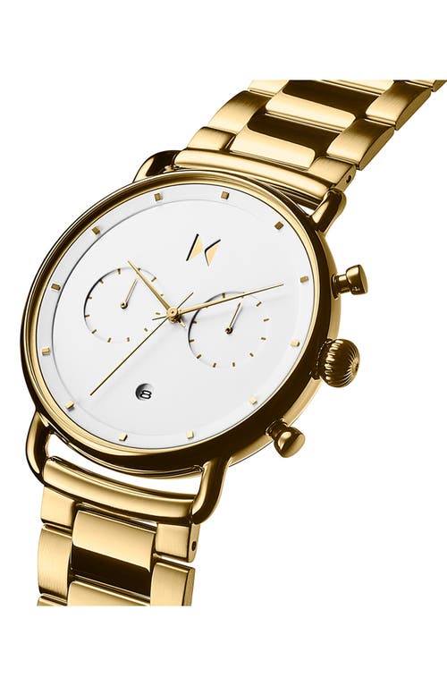 Mvmt Watches Blacktop Bracelet Watch, 47mm In Apollo Gold