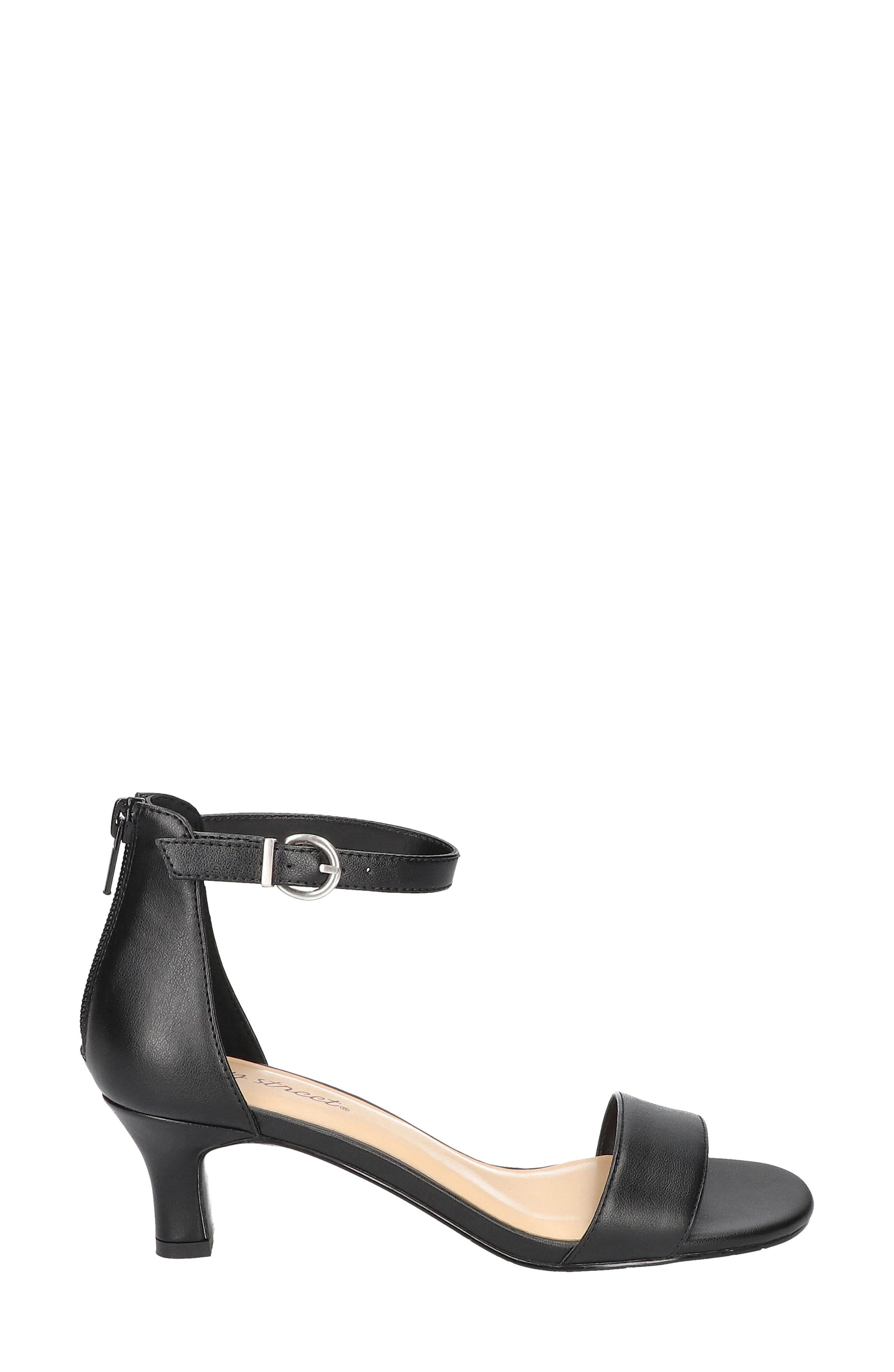 EASY STREET Shalee Ankle Strap Sandal, Alternate, color, Black