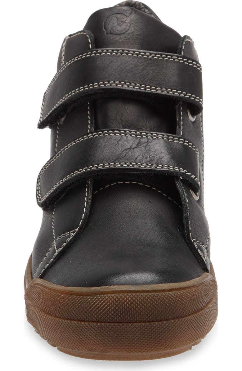 Naturino Mulaz Waterproof High Top Sneaker, Alternate, color, Spina Black