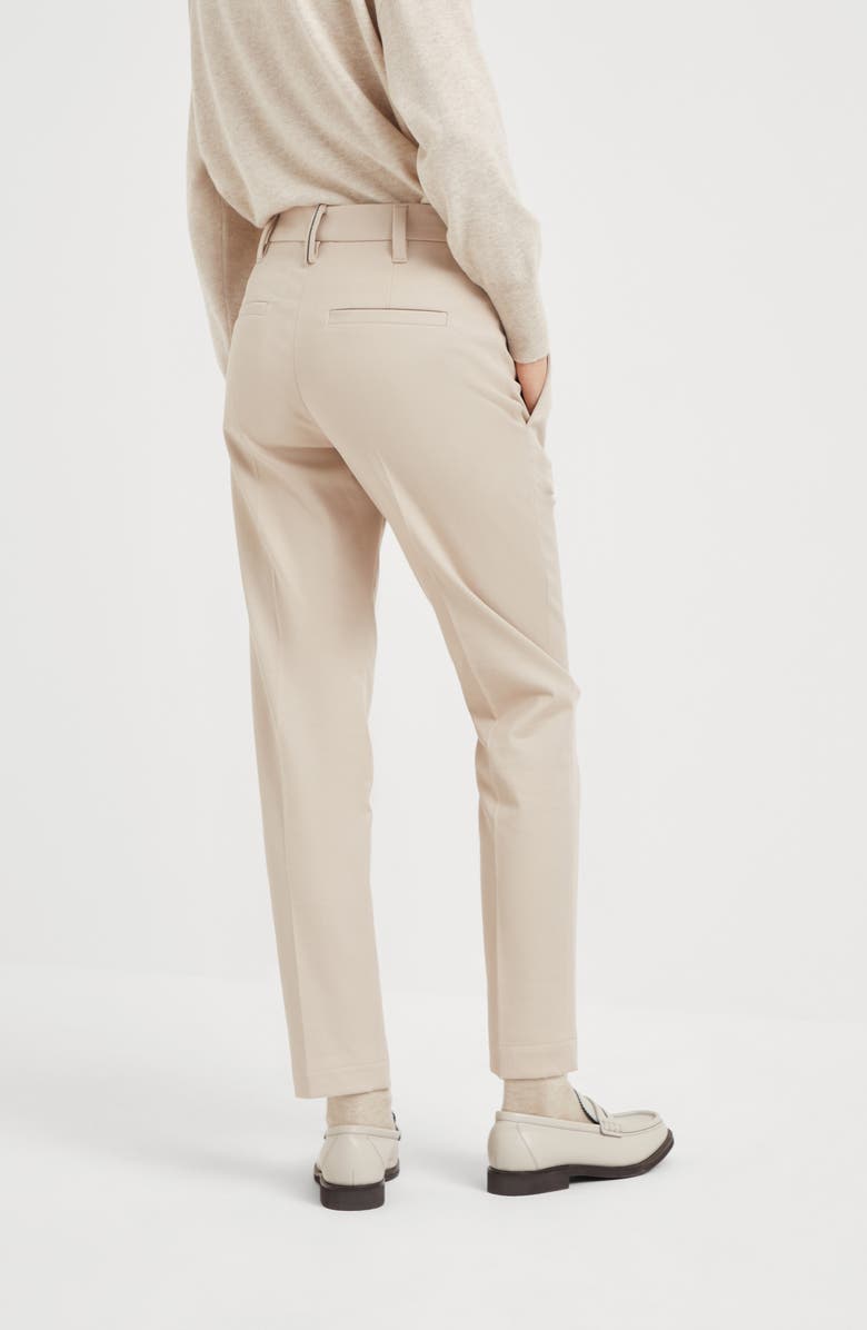 Brunello Cucinelli Cigarette trousers, Alternate, color, 