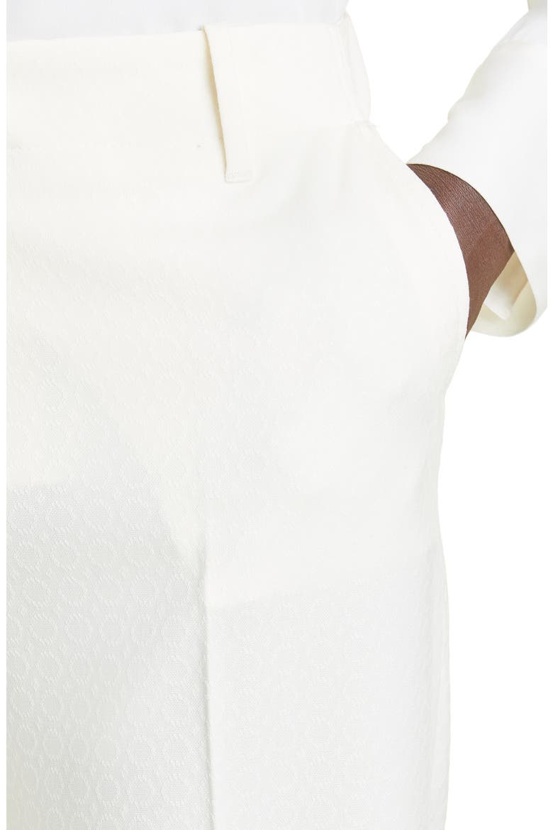 Santa Cruz Stretch Virgin Wool Ankle Trousers, Alternate, color, WHITE 990