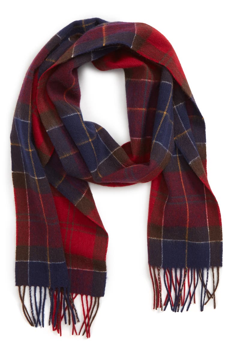 Barbour Holden Tartan Plaid Scarf, Main, color, 
