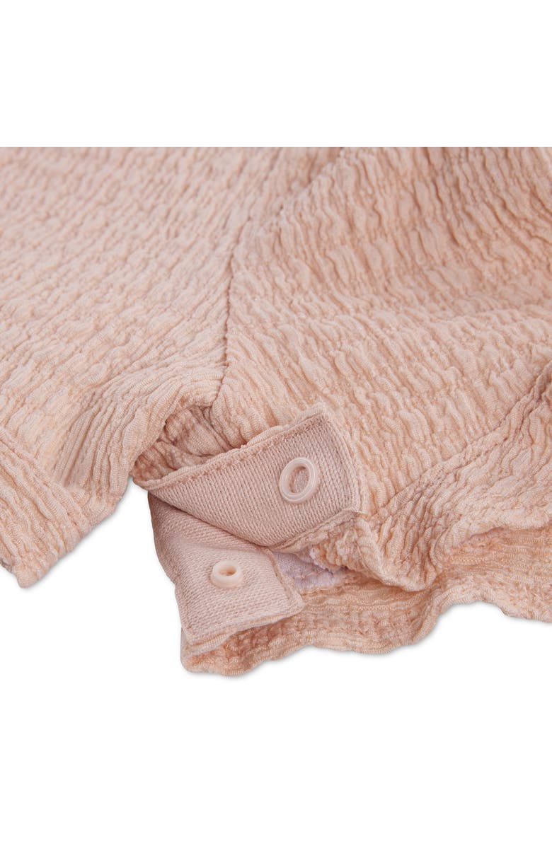 Nike Logo Detail Textured Romper, Alternate, color, Arctic Orange