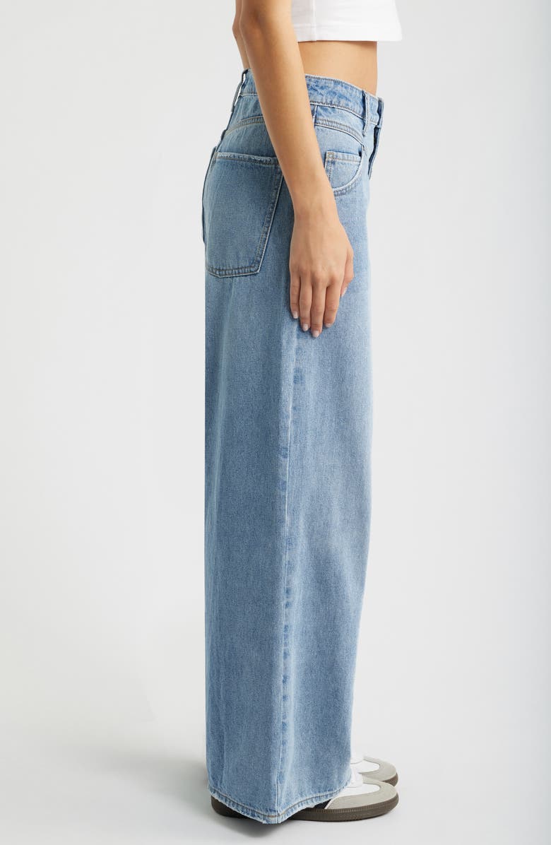 YMI Relaxed Extra Baggy Wide Leg Jeans, Alternate, color, Light Blue