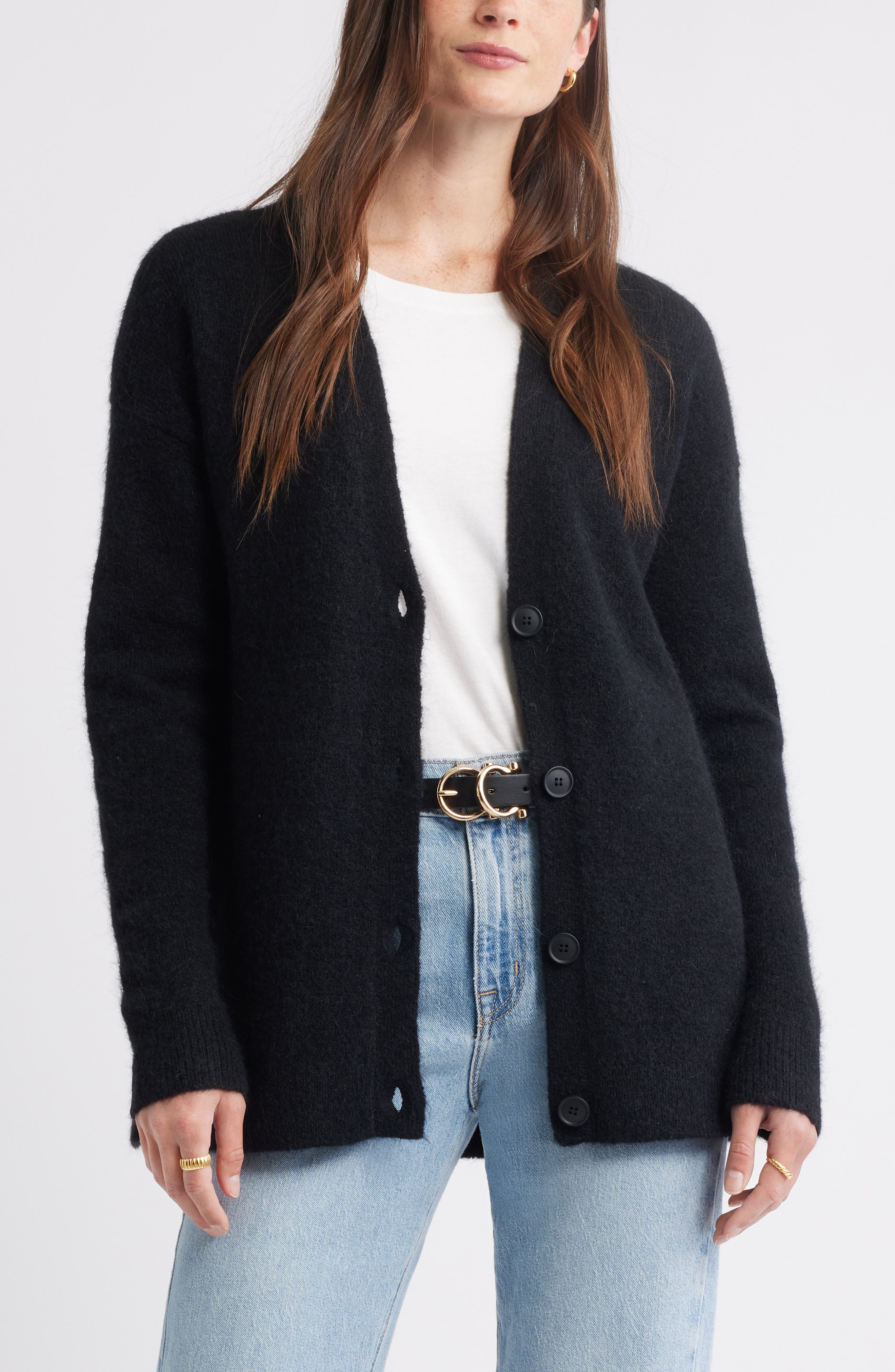 Caslon® Alpaca Blend Cardigan