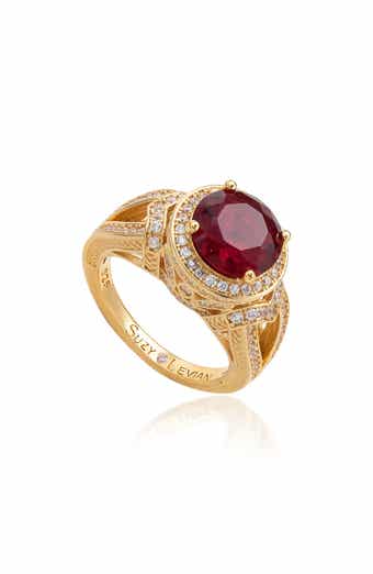 Sterling Silver Cubic Zirconia Engagement Ring