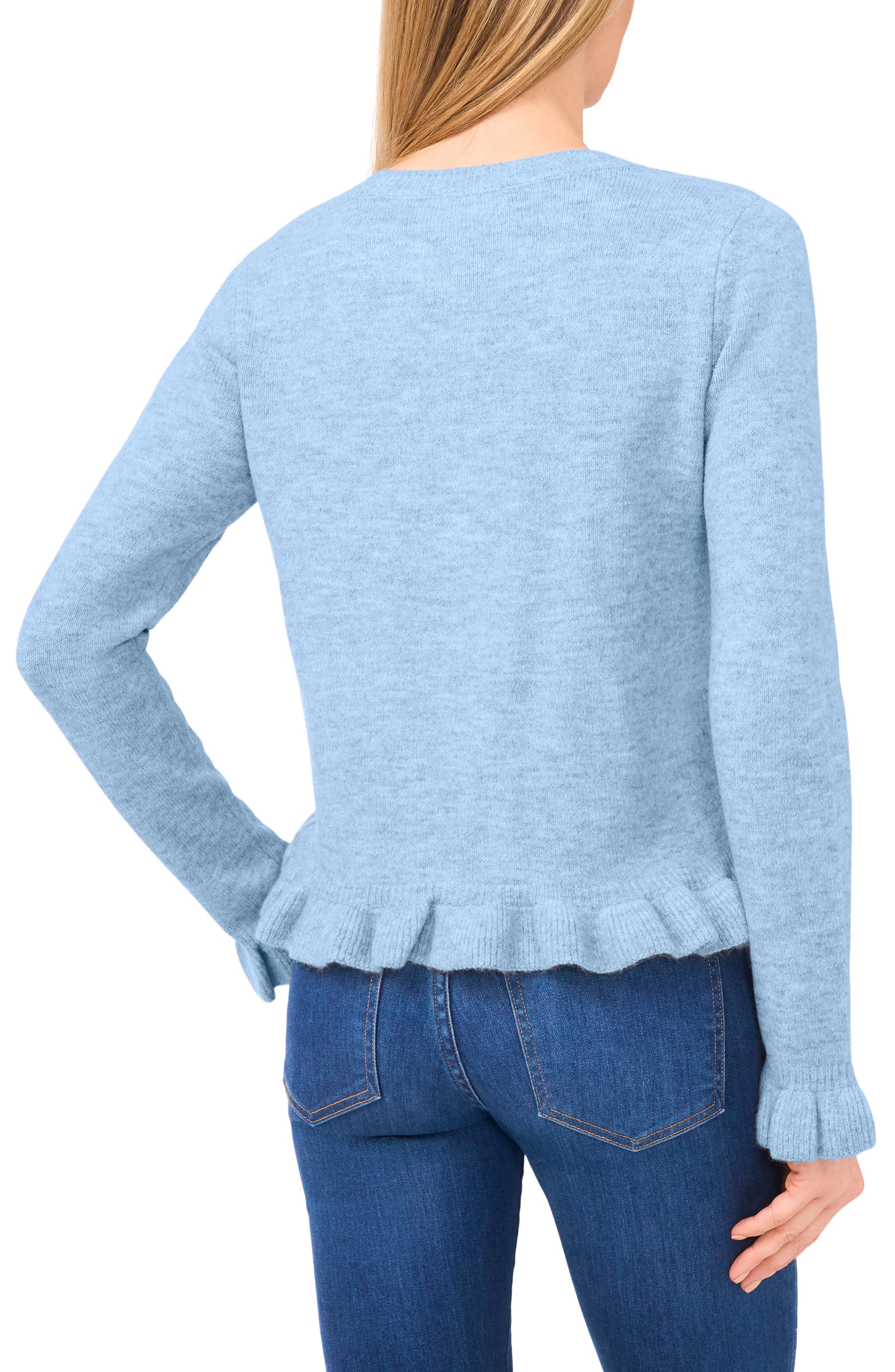 Ruffle Trim Cardigan - image 2