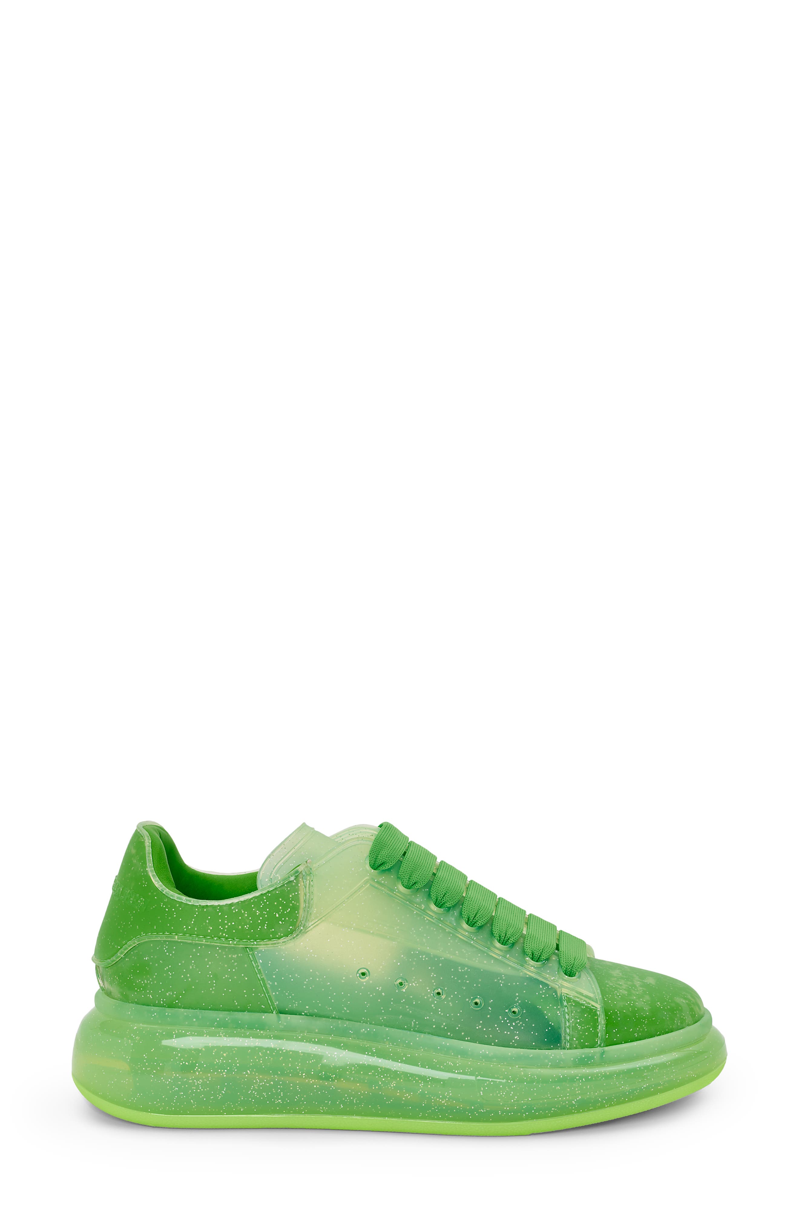 McQueen Oversized Glitter Sneaker, Alternate, color, 