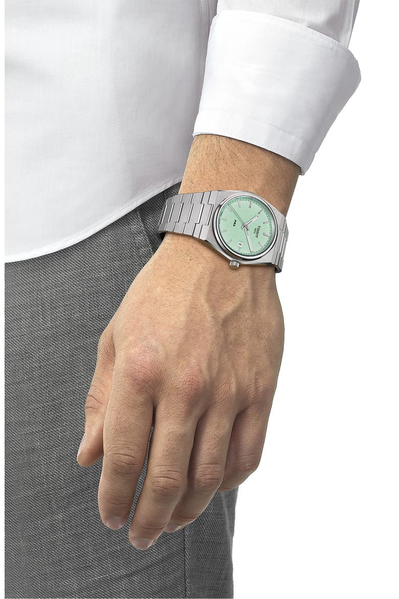 PRX Bracelet Watch, 40mm, Alternate, color, SILVER