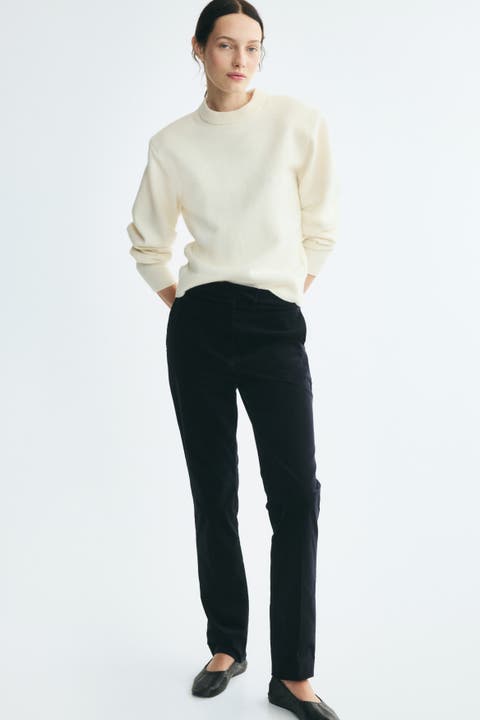 Slim Velvet Pants