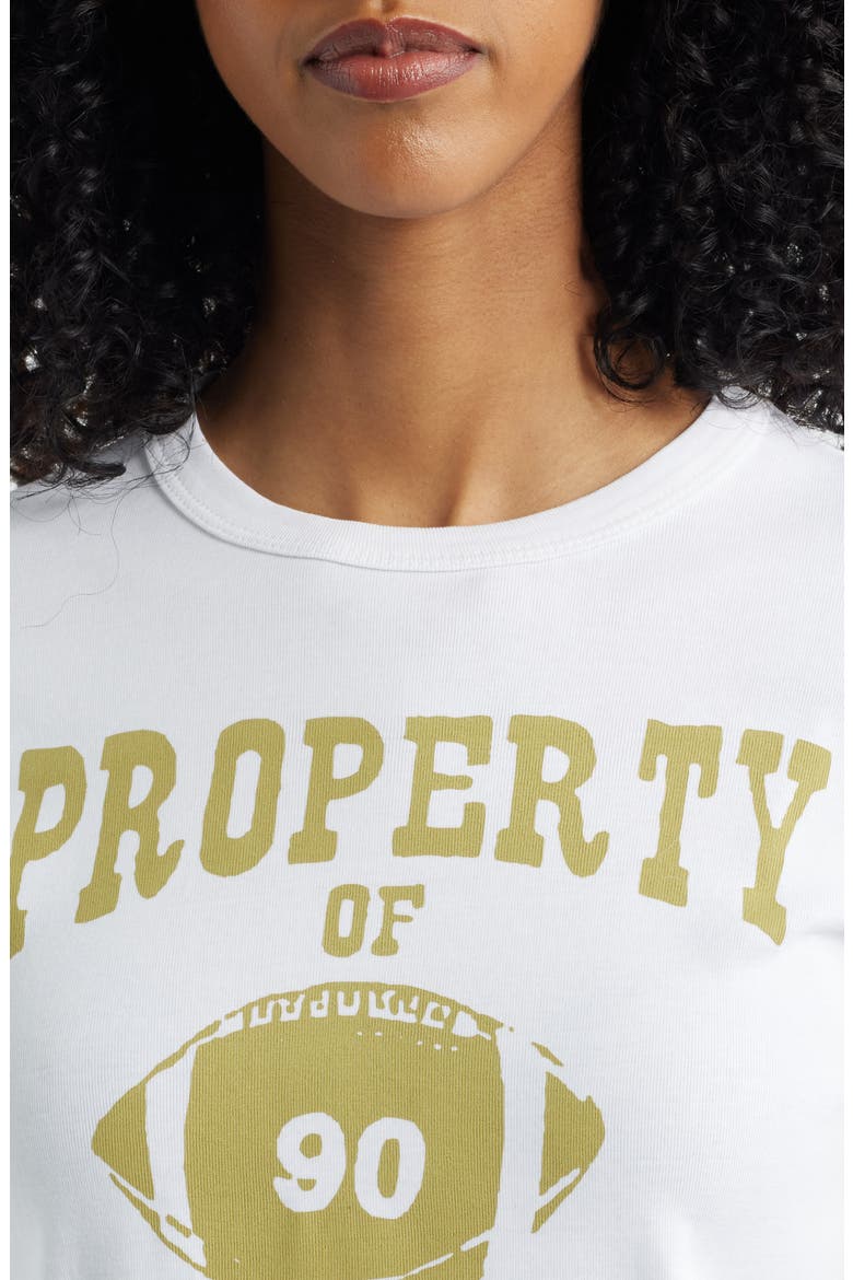 Property of U.S.A. Cotton Graphic Baby Tee, Alternate, color, WHITE