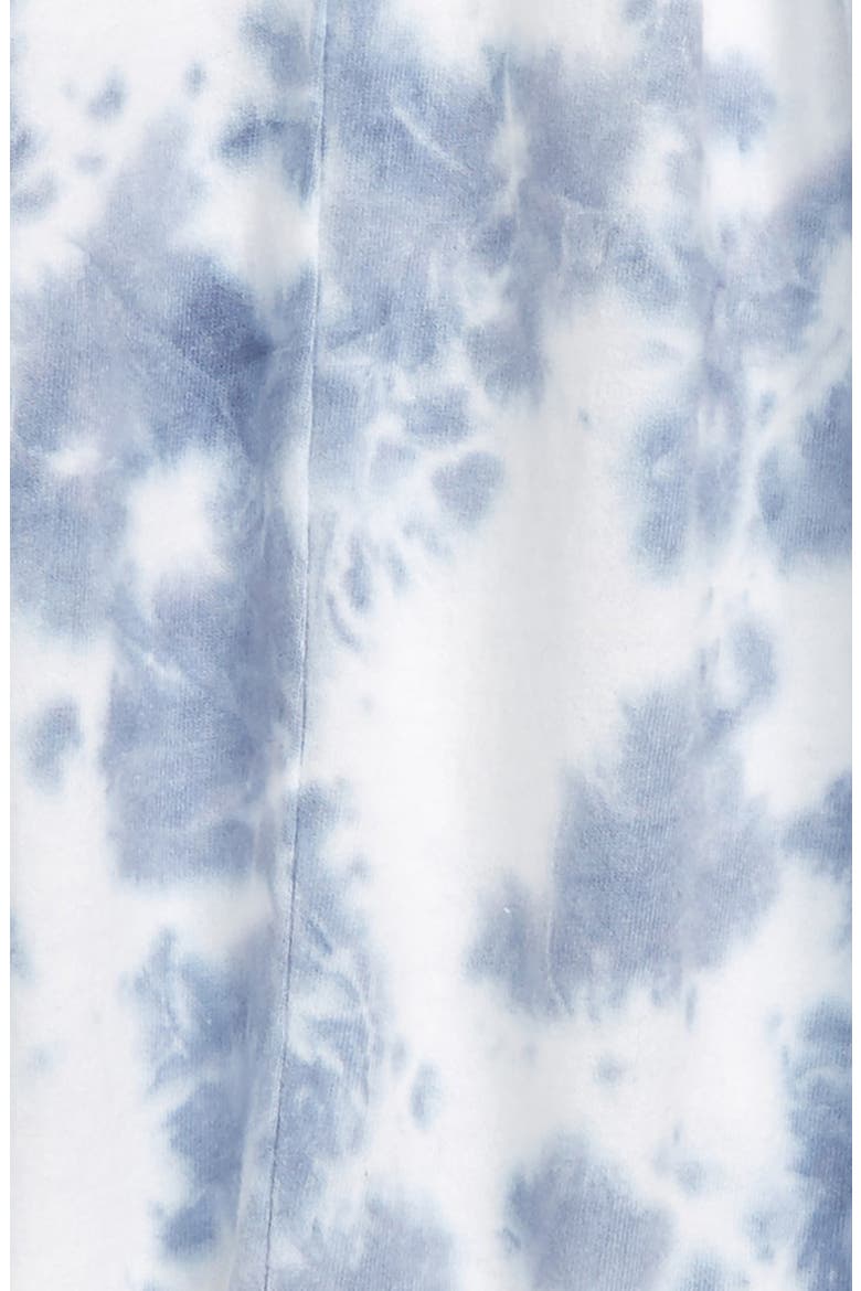 Tie Dye Romper (Nordstrom Exclusive), Alternate, color, WHITE- BLUE TIE DYE