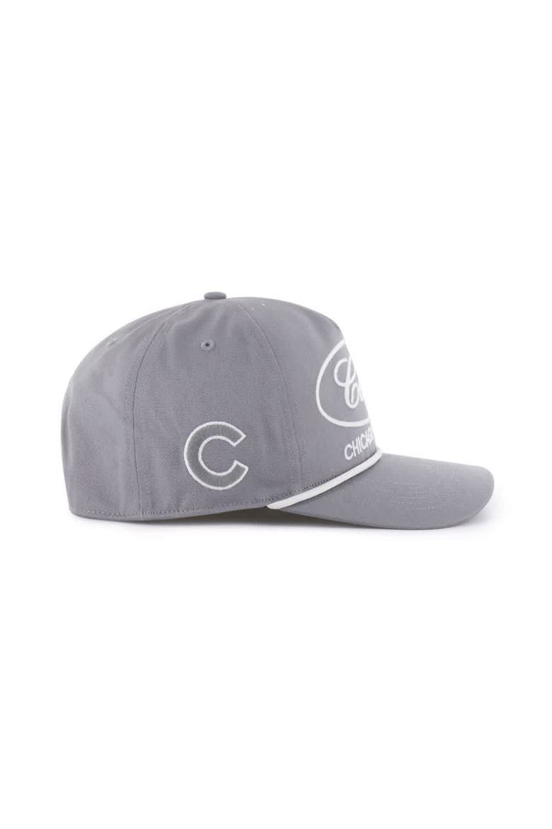 Men's '47 Gray Chicago Cubs Foundational Hitch Adjustable Hat, Alternate, color, Gray
