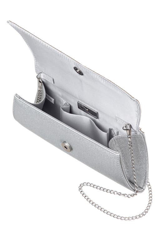 Shop Nina Enid Clutch In Silver